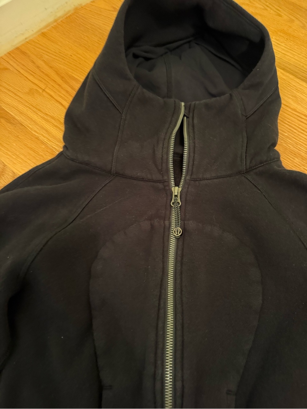 lululemon athletica Black Full-Zip Hooded Jacket - Picture 2 of 5